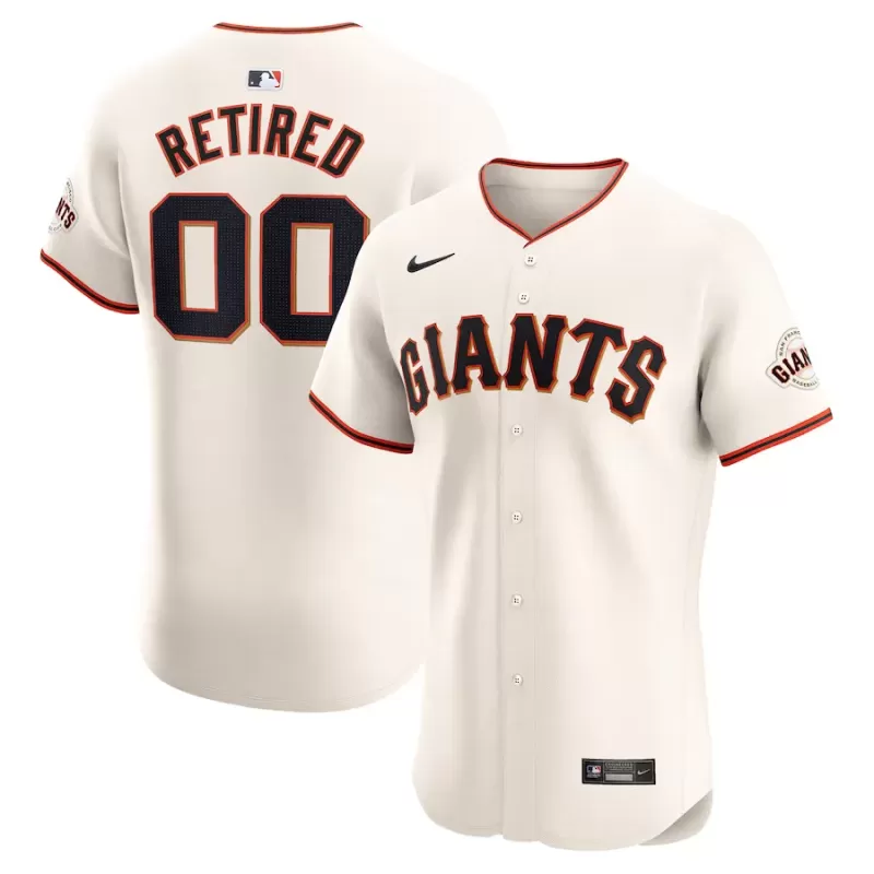 Men's San Francisco Giants Nike Cream Home Elite Pick-A-Player Retired Roster Jersey Men's San Francisco Giants Nike Cream Home Elite Pick-A-Player Retired Roster Jersey