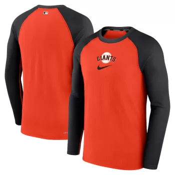 Men's San Francisco Giants Nike Orange Authentic Collection Game Raglan Performance Long Sleeve T-Shirt Men's San Francisco Giants Nike Orange Authentic Collection Game Raglan Performance Long Sleeve T-Shirt
