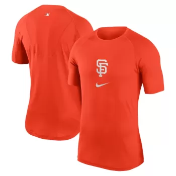 Men's San Francisco Giants Nike Orange City Connect Performance Raglan Base Layer Top Men's San Francisco Giants Nike Orange City Connect Performance Raglan Base Layer Top
