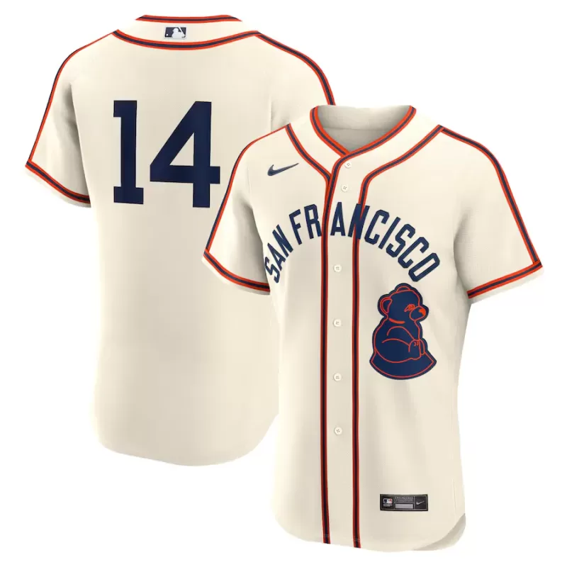 Men's San Francisco Giants Patrick Bailey Nike Cream 2024 Rickwood Classic Authentic Player Jersey