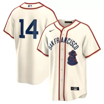 Men's San Francisco Giants Patrick Bailey Nike Cream 2024 Rickwood Classic Replica Player Jersey Men's San Francisco Giants Patrick Bailey Nike Cream 2024 Rickwood Classic Replica Player Jersey