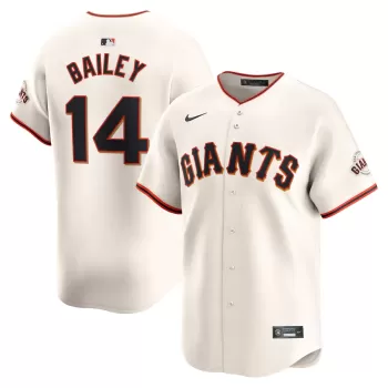 Men's San Francisco Giants Patrick Bailey Nike Cream Home Limited Player Jersey Men's San Francisco Giants Patrick Bailey Nike Cream Home Limited Player Jersey