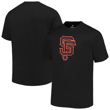 Men's San Francisco Giants Profile Black Big & Tall Primary Logo T-Shirt Men's San Francisco Giants Profile Black Big & Tall Primary Logo T-Shirt