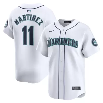 Men's Seattle Mariners Edgar Martinez Nike White Home Limited Player Jersey Men's Seattle Mariners Edgar Martinez Nike White Home Limited Player Jersey