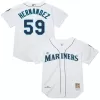 Men's Seattle Mariners Felix Hernandez Mitchell & Ness White Cooperstown Collection Authentic Jersey