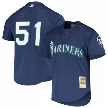 Men's Seattle Mariners Ichiro Suzuki Mitchell & Ness Royal Cooperstown Collection Mesh Batting Practice Jersey Men's Seattle Mariners Ichiro Suzuki Mitchell & Ness Royal Cooperstown Collection Mesh Batting Practice Jersey