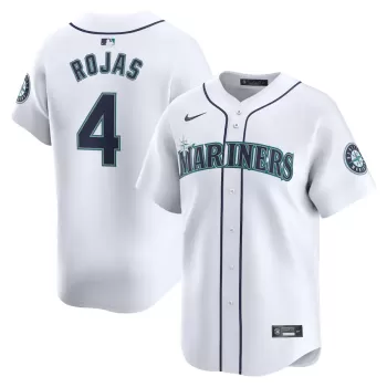 Men's Seattle Mariners Josh Rojas Nike White Home Limited Player Jersey Men's Seattle Mariners Josh Rojas Nike White Home Limited Player Jersey