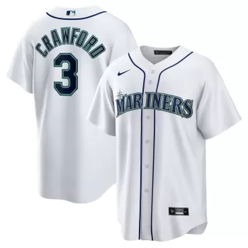 Men's Seattle Mariners JP Crawford Nike White Home Replica Jersey Men's Seattle Mariners JP Crawford Nike White Home Replica Jersey
