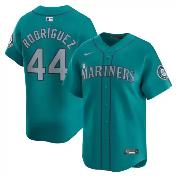 Men's Seattle Mariners Julio Rodríguez Nike Aqua Alternate Limited Player Jersey Men's Seattle Mariners Julio Rodríguez Nike Aqua Alternate Limited Player Jersey