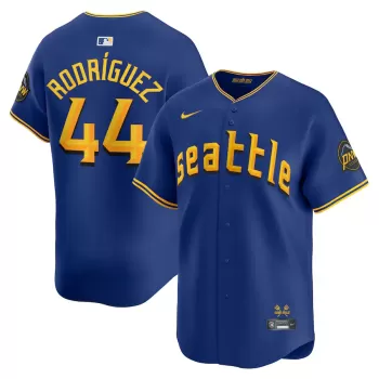 Men's Seattle Mariners Julio Rodríguez Nike Royal City Connect Limited Player Jersey Men's Seattle Mariners Julio Rodríguez Nike Royal City Connect Limited Player Jersey