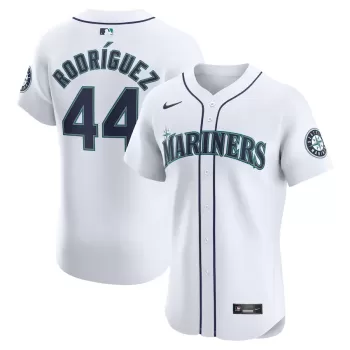 Men's Seattle Mariners Julio Rodríguez Nike White Home Elite Player Jersey Men's Seattle Mariners Julio Rodríguez Nike White Home Elite Player Jersey