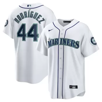 Men's Seattle Mariners Julio Rodríguez Nike White Home Replica Jersey Men's Seattle Mariners Julio Rodríguez Nike White Home Replica Jersey