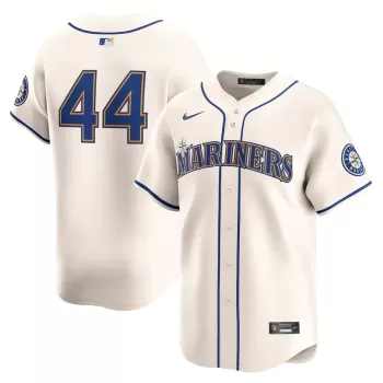 Men's Seattle Mariners Julio Rodriguez Nike Cream Alternate Limited Men's Seattle Mariners Julio Rodriguez Nike Cream Alternate Limited