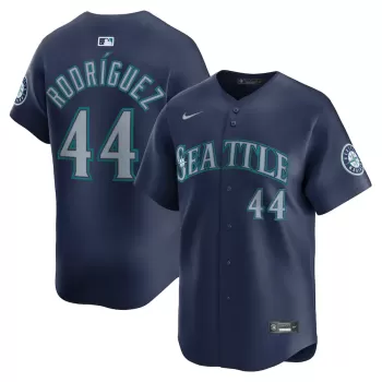 Men's Seattle Mariners Julio Rodriguez Nike Navy Road Limited Men's Seattle Mariners Julio Rodriguez Nike Navy Road Limited