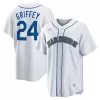 Men's Seattle Mariners Ken Griffey Jr. Nike White Home Cooperstown Collection Player Jersey