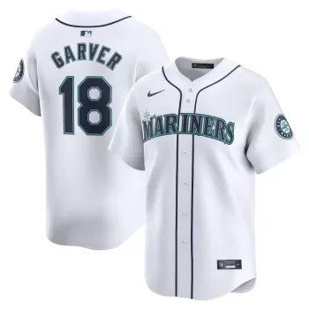Men's Seattle Mariners Mitch Garver Nike White Home Limited Player Jersey Men's Seattle Mariners Mitch Garver Nike White Home Limited Player Jersey