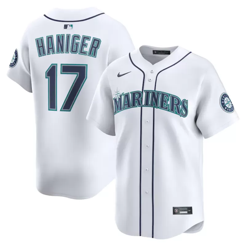 Men's Seattle Mariners Mitch Haniger Nike White Alternate Limited Player Jersey Men's Seattle Mariners Mitch Haniger Nike White Alternate Limited Player Jersey