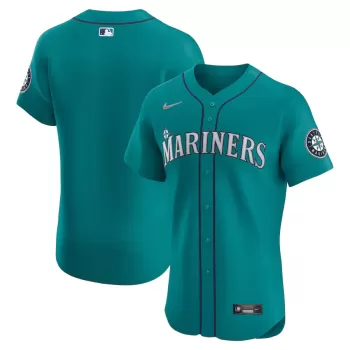 Men's Seattle Mariners Nike Aqua Alternate Elite Jersey Men's Seattle Mariners Nike Aqua Alternate Elite Jersey