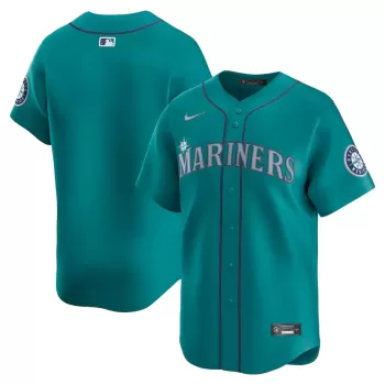 Men's Seattle Mariners Nike Aqua Alternate Limited Jersey Men's Seattle Mariners Nike Aqua Alternate Limited Jersey