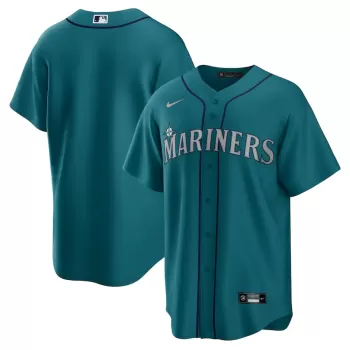 Men's Seattle Mariners Nike Aqua Alternate Replica Team Jersey Men's Seattle Mariners Nike Aqua Alternate Replica Team Jersey