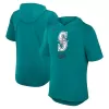 Men's Seattle Mariners Nike Aqua Tri-Blend Hoodie T-Shirt