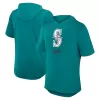 Men's Seattle Mariners Nike Aqua Tri-Blend Hoodie T-Shirt