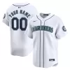 Men's Seattle Mariners Nike White Home Limited Custom Jersey Men's Seattle Mariners Nike White Home Limited Custom Jersey