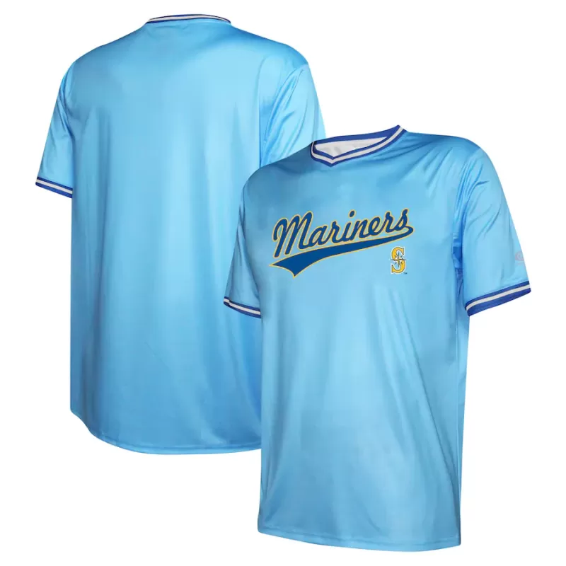 Men's Seattle Mariners Stitches Light Blue Cooperstown Collection Team Jersey Men's Seattle Mariners Stitches Light Blue Cooperstown Collection Team Jersey