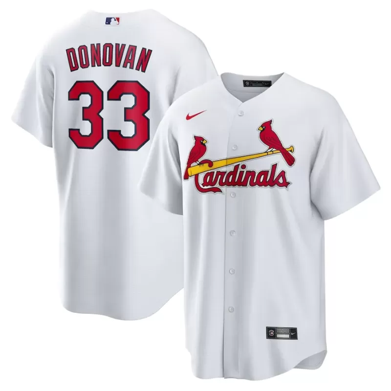 Men's St. Louis Cardinals Brendan Donovan Nike White Home Replica Jersey Men's St. Louis Cardinals Brendan Donovan Nike White Home Replica Jersey