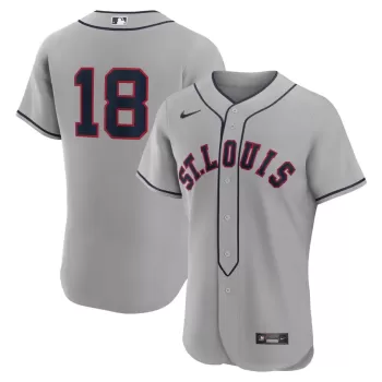 Men's St. Louis Cardinals Jordan Walker Nike Gray 2024 Rickwood Classic Authentic Player Jersey Men's St. Louis Cardinals Jordan Walker Nike Gray 2024 Rickwood Classic Authentic Player Jersey