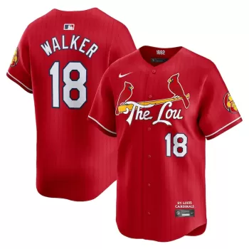 Men's St. Louis Cardinals Jordan Walker Nike Red 2024 City Connect Limited Player Jersey Men's St. Louis Cardinals Jordan Walker Nike Red 2024 City Connect Limited Player Jersey