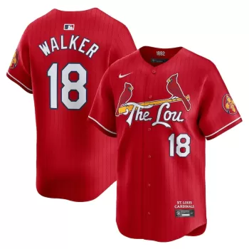 Men's St. Louis Cardinals Jordan Walker Nike Red City Connect Limited Player Jersey Men's St. Louis Cardinals Jordan Walker Nike Red City Connect Limited Player Jersey