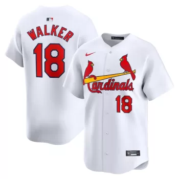 Men's St. Louis Cardinals Jordan Walker Nike White Home Limited Player Jersey Men's St. Louis Cardinals Jordan Walker Nike White Home Limited Player Jersey