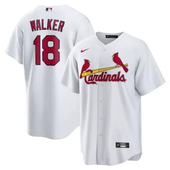 Men's St. Louis Cardinals Jordan Walker Nike White Home Official Replica Player Jersey Men's St. Louis Cardinals Jordan Walker Nike White Home Official Replica Player Jersey