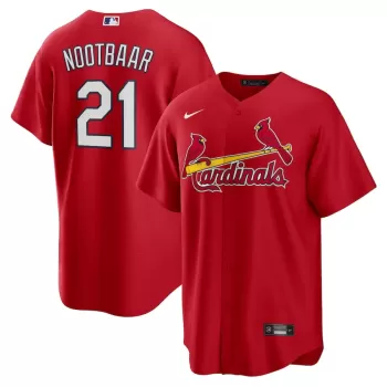 Men's St. Louis Cardinals Lars Nootbaar Nike Red Big & Tall Alternate Replica Player Jersey Men's St. Louis Cardinals Lars Nootbaar Nike Red Big & Tall Alternate Replica Player Jersey