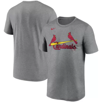 Men's St. Louis Cardinals Nike Gray Wordmark Legend Performance T-Shirt Men's St. Louis Cardinals Nike Gray Wordmark Legend Performance T-Shirt