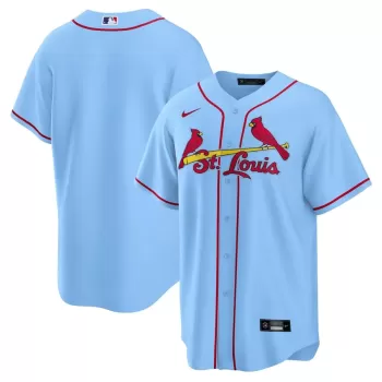 Men's St. Louis Cardinals Nike Light Blue Alternate Replica Team Jersey Men's St. Louis Cardinals Nike Light Blue Alternate Replica Team Jersey