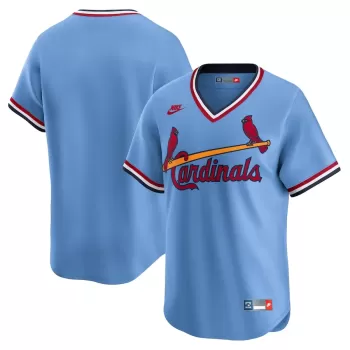 Men's St. Louis Cardinals Nike Light Blue Cooperstown Collection Limited Jersey Men's St. Louis Cardinals Nike Light Blue Cooperstown Collection Limited Jersey