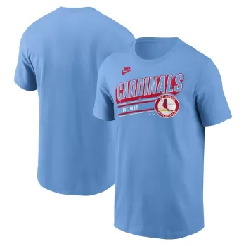 Men's St. Louis Cardinals Nike Light Blue Cooperstown Collection Retro T-Shirt Men's St. Louis Cardinals Nike Light Blue Cooperstown Collection Retro T-Shirt
