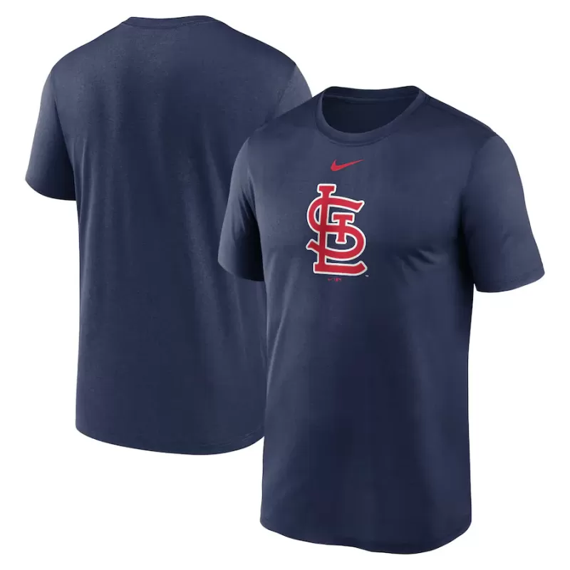 Men's St. Louis Cardinals Nike Navy Legend Fuse Large Logo Performance T-Shirt Men's St. Louis Cardinals Nike Navy Legend Fuse Large Logo Performance T-Shirt