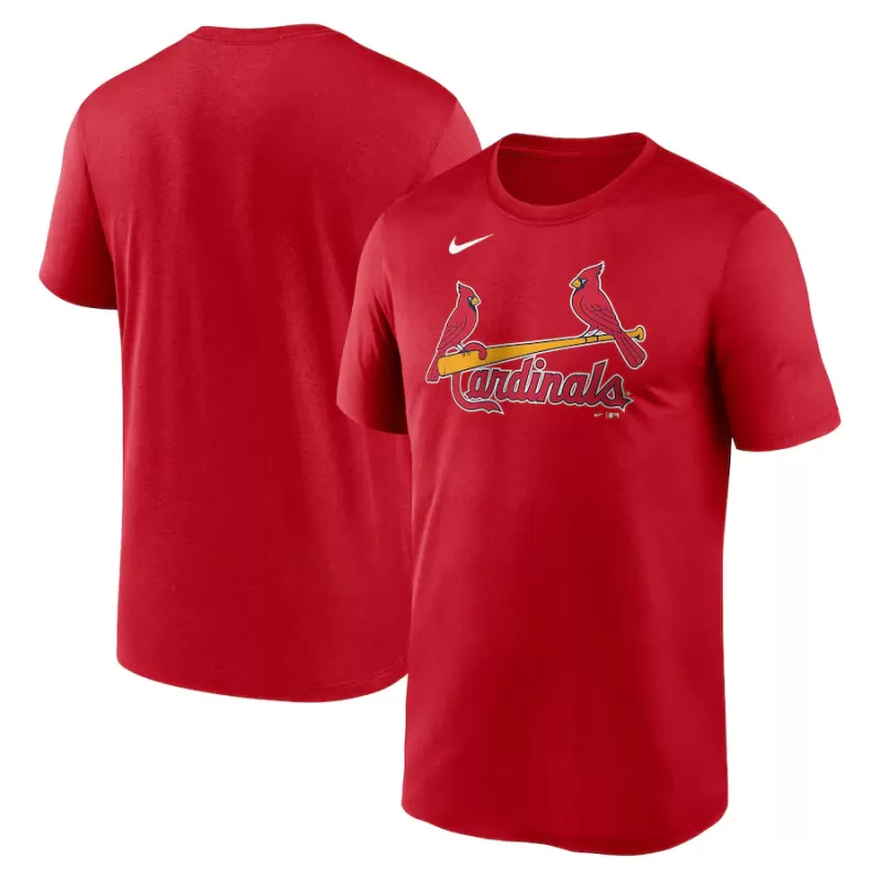 Men's St. Louis Cardinals Nike Red Legend Fuse Wordmark T-Shirt