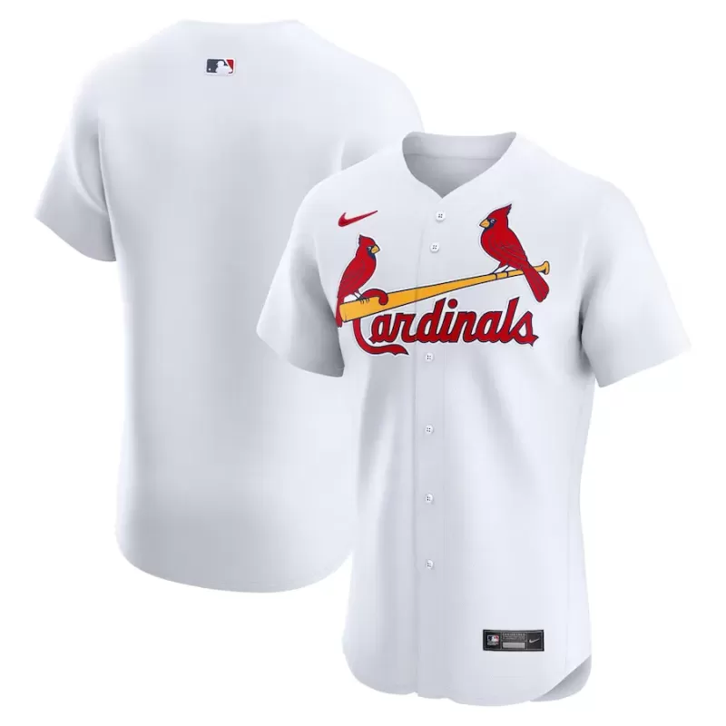 Men's St. Louis Cardinals Nike White Home Elite Jersey Men's St. Louis Cardinals Nike White Home Elite Jersey