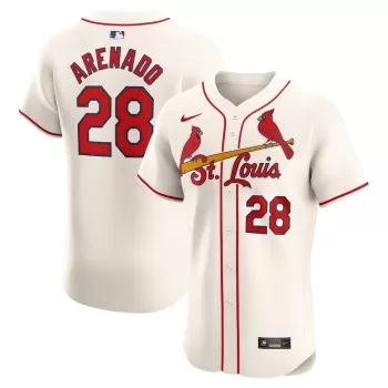 Men's St. Louis Cardinals Nolan Arenado Nike Cream Alternate Elite Player Jersey Men's St. Louis Cardinals Nolan Arenado Nike Cream Alternate Elite Player Jersey