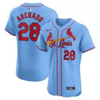 Men's St. Louis Cardinals Nolan Arenado Nike Light Blue Alternate Elite Player Jersey Men's St. Louis Cardinals Nolan Arenado Nike Light Blue Alternate Elite Player Jersey
