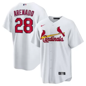 Men's St. Louis Cardinals Nolan Arenado Nike White 2024 Home Replica Jersey Men's St. Louis Cardinals Nolan Arenado Nike White 2024 Home Replica Jersey