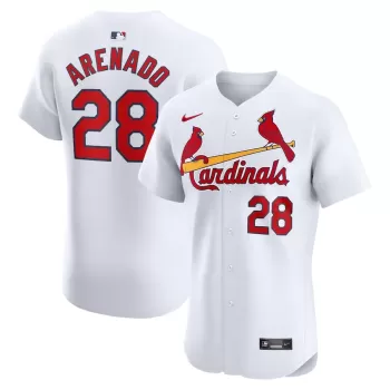 Men's St. Louis Cardinals Nolan Arenado Nike White Home Elite Player Jersey