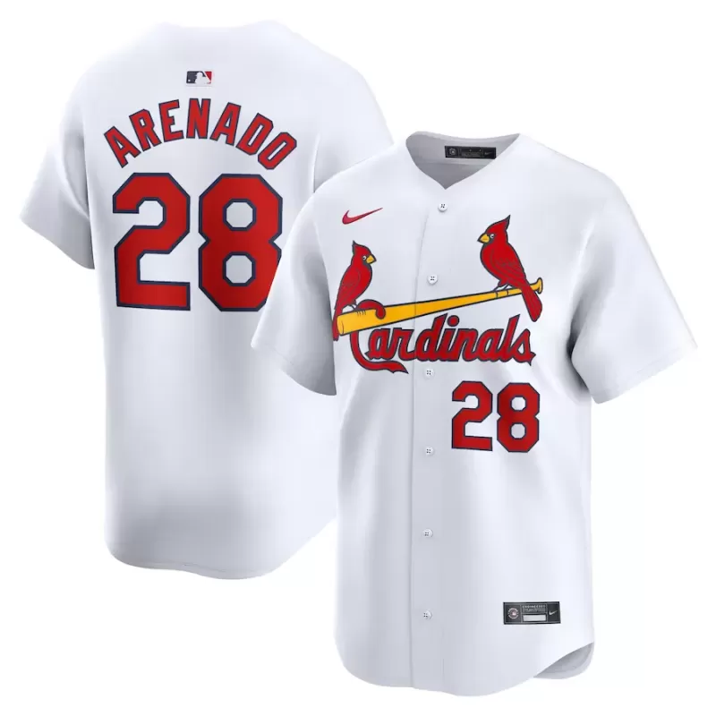 Men's St. Louis Cardinals Nolan Arenado Nike White Home Limited Player Jersey Men's St. Louis Cardinals Nolan Arenado Nike White Home Limited Player Jersey