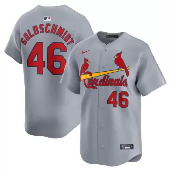Men's St. Louis Cardinals Paul Goldschmidt Nike Gray Away Limited Player Jersey