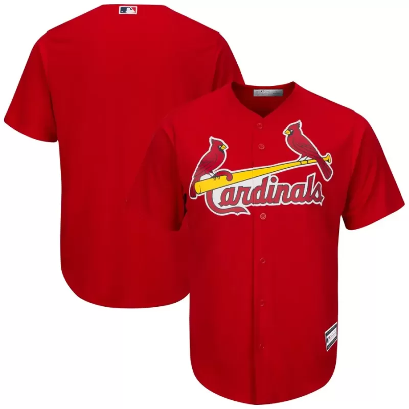 Men's St. Louis Cardinals Red Big & Tall Replica Team Jersey Men's St. Louis Cardinals Red Big & Tall Replica Team Jersey