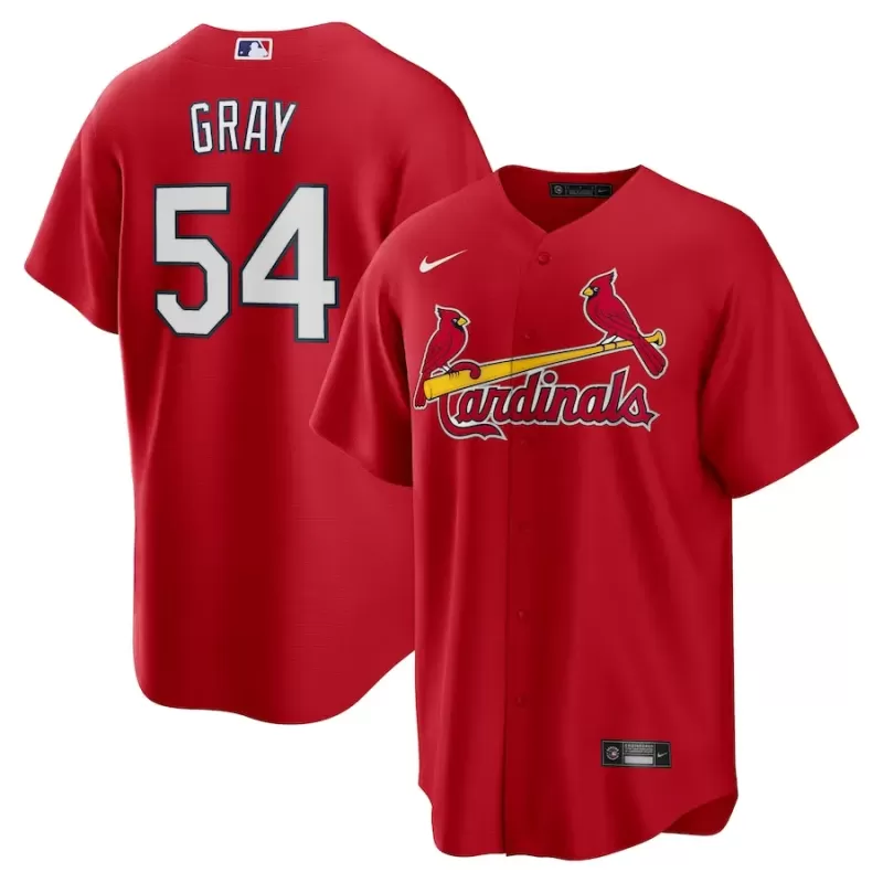 Men's St. Louis Cardinals Sonny Gray Nike Red Alternate Replica Jersey Men's St. Louis Cardinals Sonny Gray Nike Red Alternate Replica Jersey